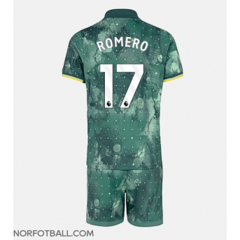 Billige Fotballdrakt Tottenham Hotspur Cristian Romero #17 Replika Tredjedraktsett Barn 2024-25 Kortermet (med bukser)